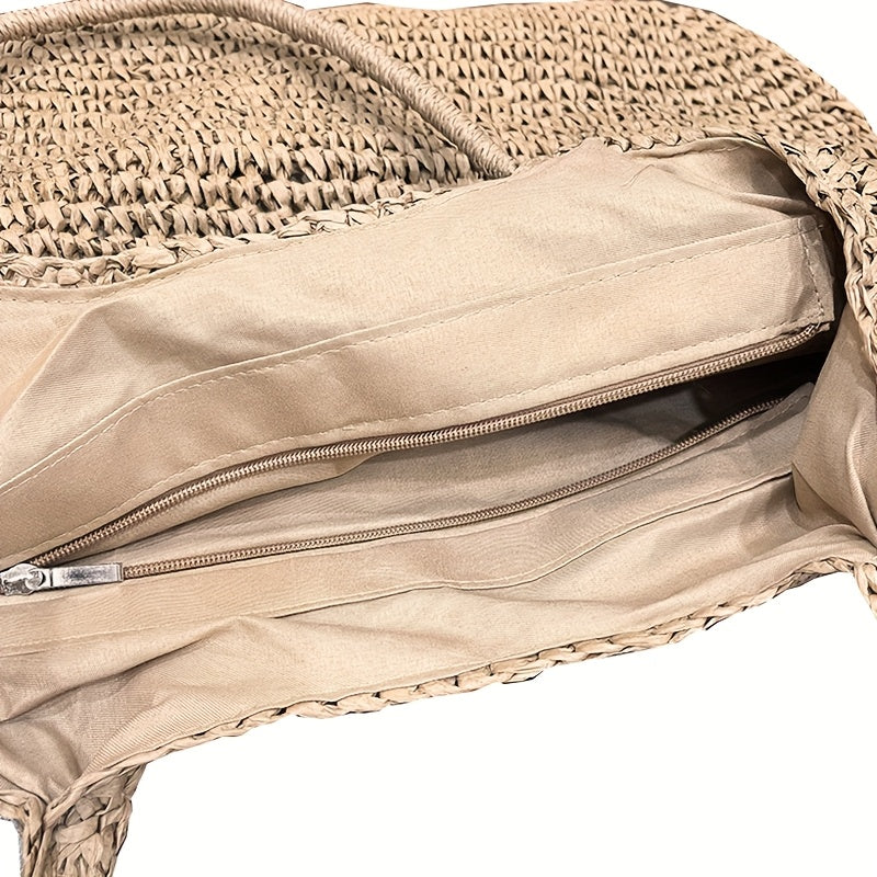 Marisa | Borsa a Tracolla Intrecciata - Color Nocciola