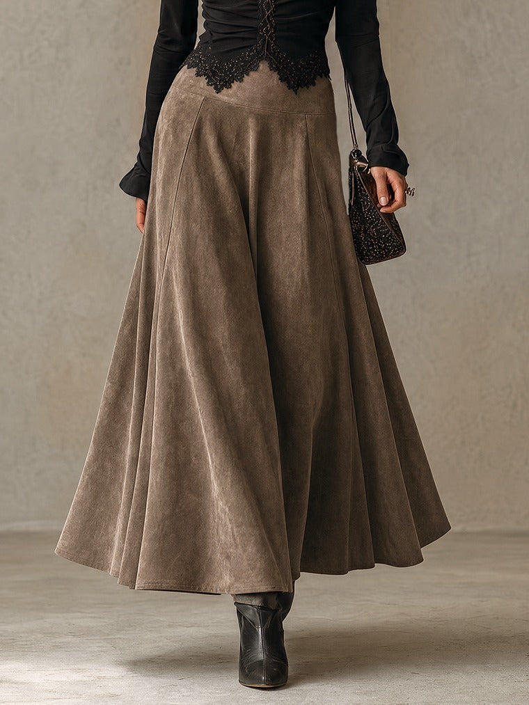 Albina | Completo con Top in Pizzo e Gonna Maxi