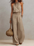 Ilaria | Tuta con collo halter