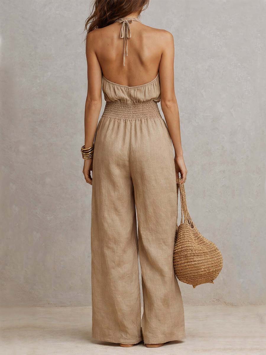 Ilaria | Tuta con collo halter