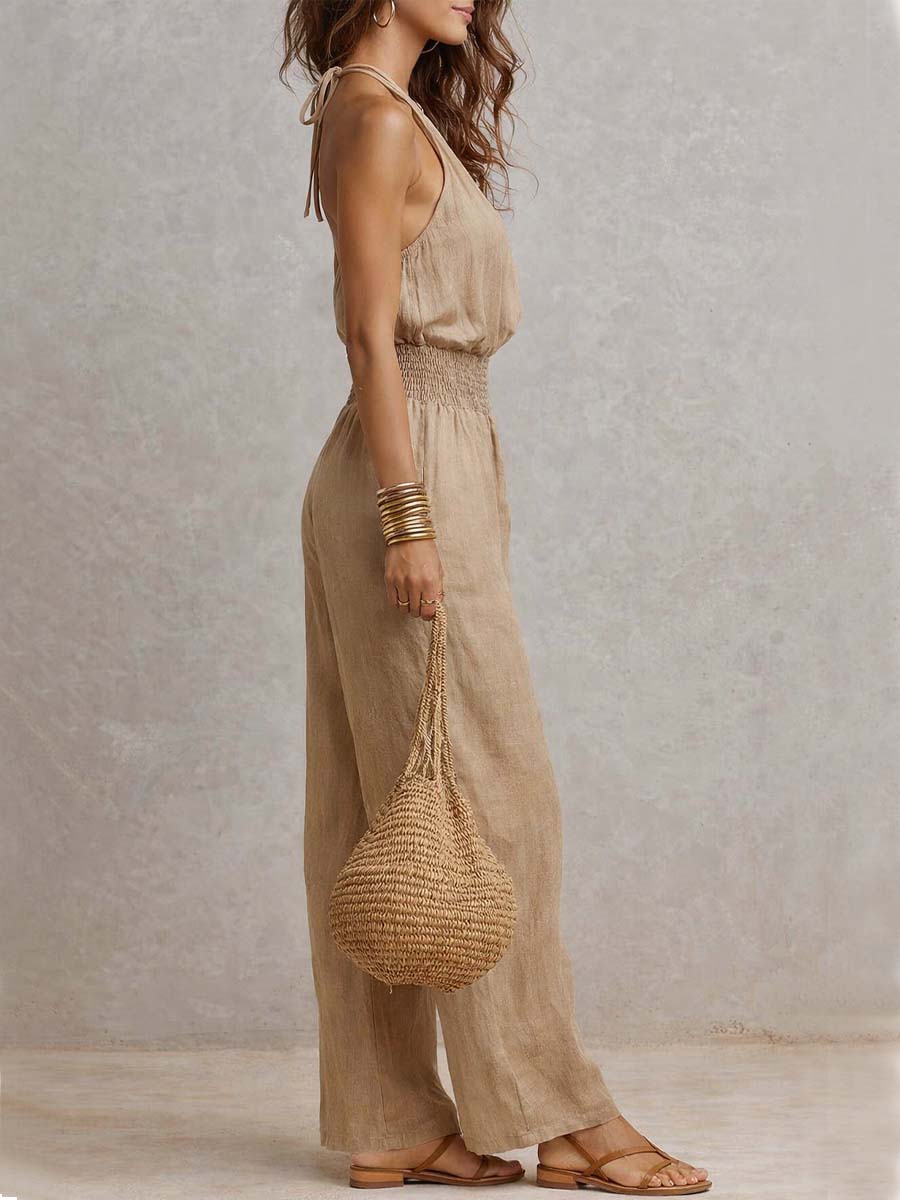 Ilaria | Tuta con collo halter