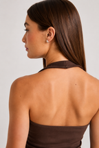 Alma | Top con collo halter