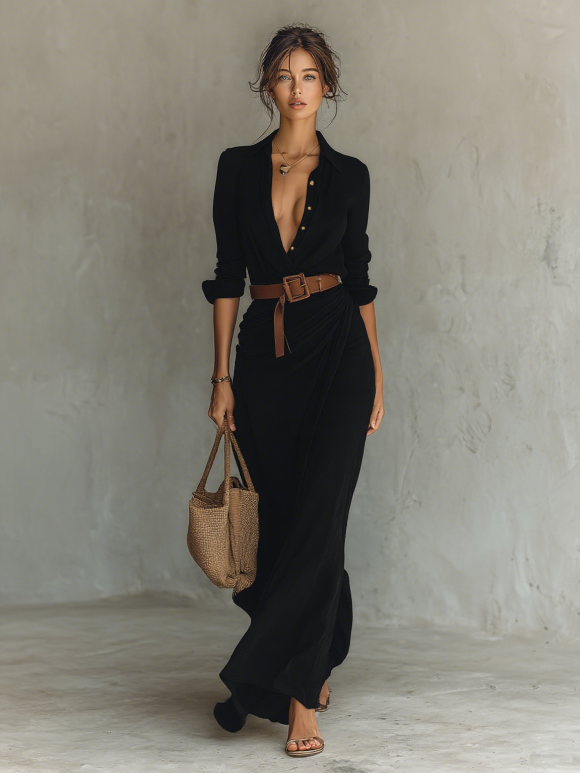 Sofia | Abito Maxi con Cintura