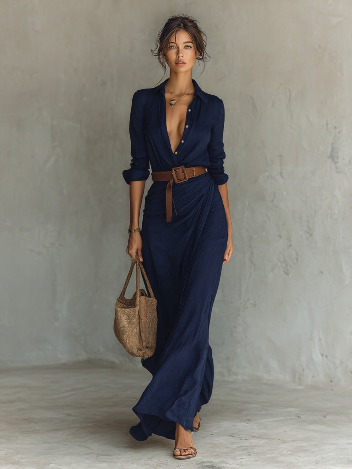Sofia | Abito Maxi con Cintura