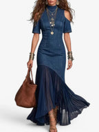 Ester | Abito lungo di denim