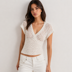 Aurora | Top in pizzo