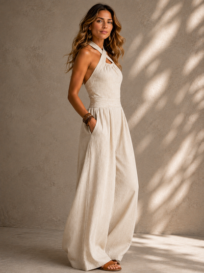 Marianna | Tuta elegante con scollo incrociato