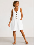 Elisa | Abito Casual con Bottoni