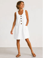 Elisa | Abito Casual con Bottoni