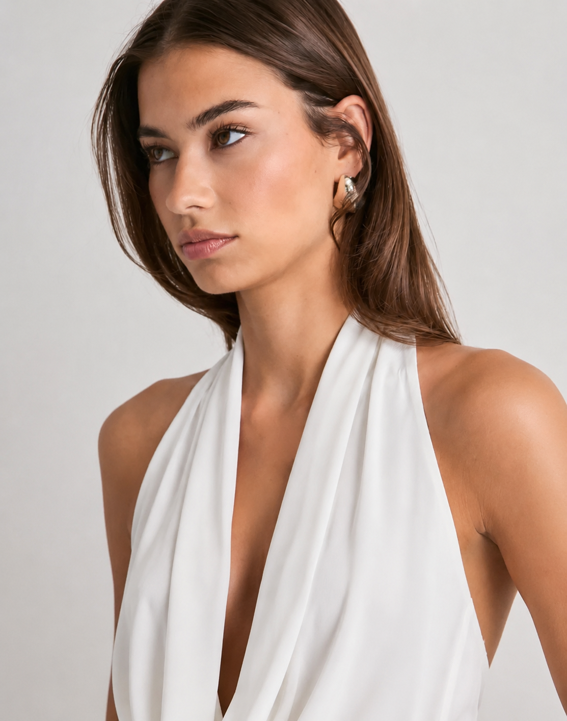 Amelia | Top Bardot drappeggiato