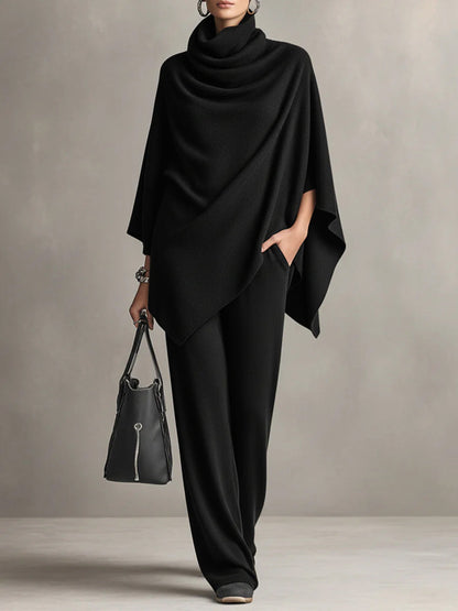Sarina | Completo Drappeggiato in Due Pezzi
