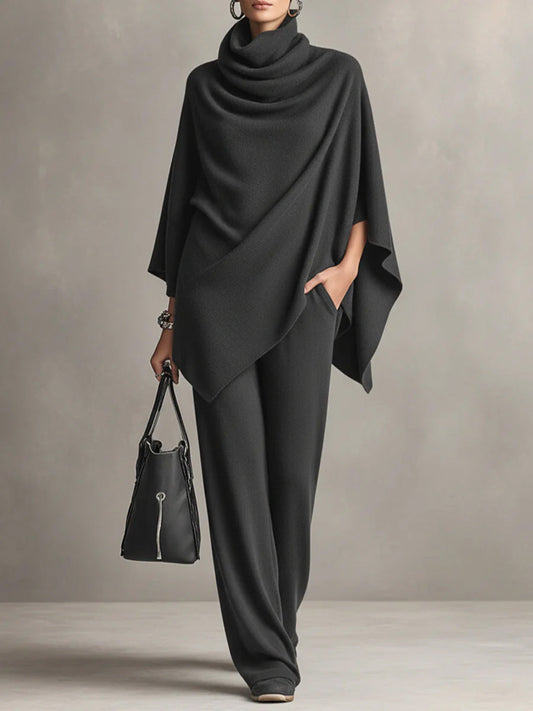 Sarina | Completo Drappeggiato in Due Pezzi