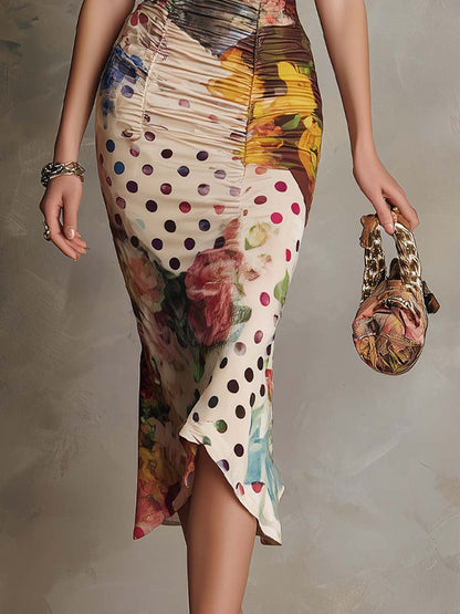 Adara | Abito Midi Aderente con Pizzo