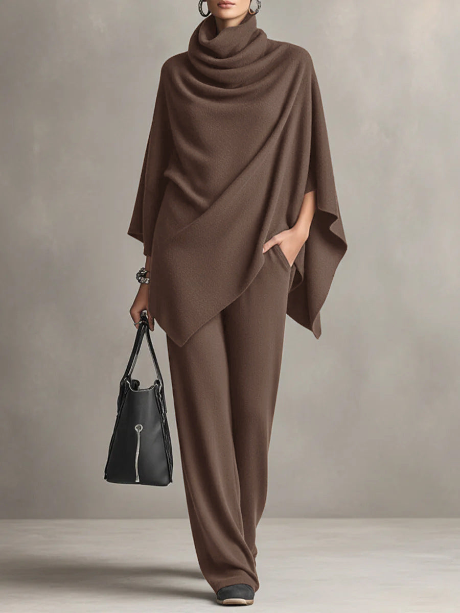 Sarina | Completo Drappeggiato in Due Pezzi