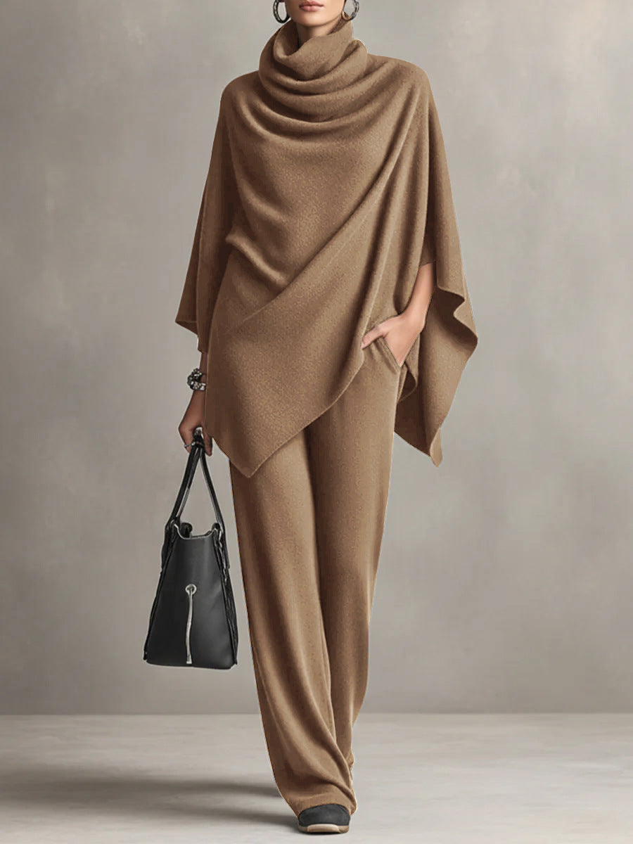 Sarina | Completo Drappeggiato in Due Pezzi