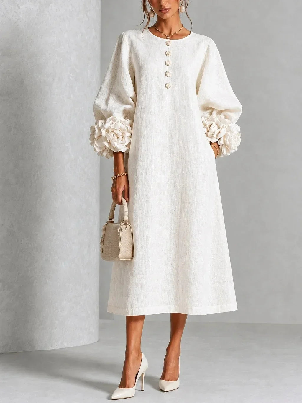 Rosalie | Abito Midi a Fiori