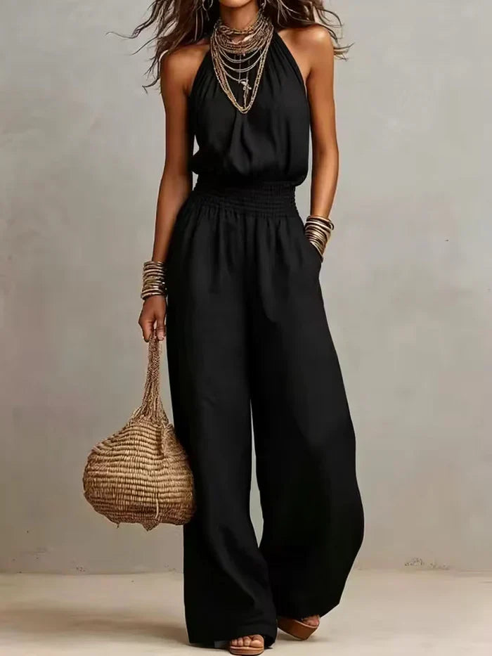 Ilaria | Tuta con collo halter