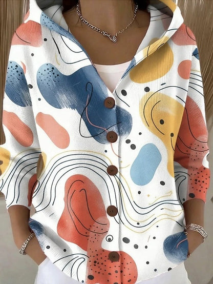 Carola | Giacca in Maglia con Cappuccio