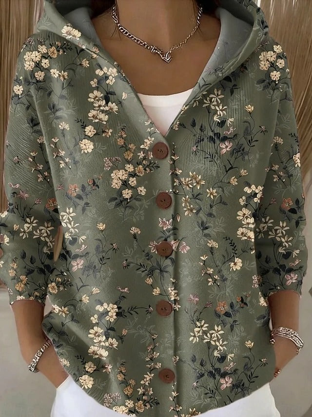 Carola | Giacca in Maglia con Cappuccio