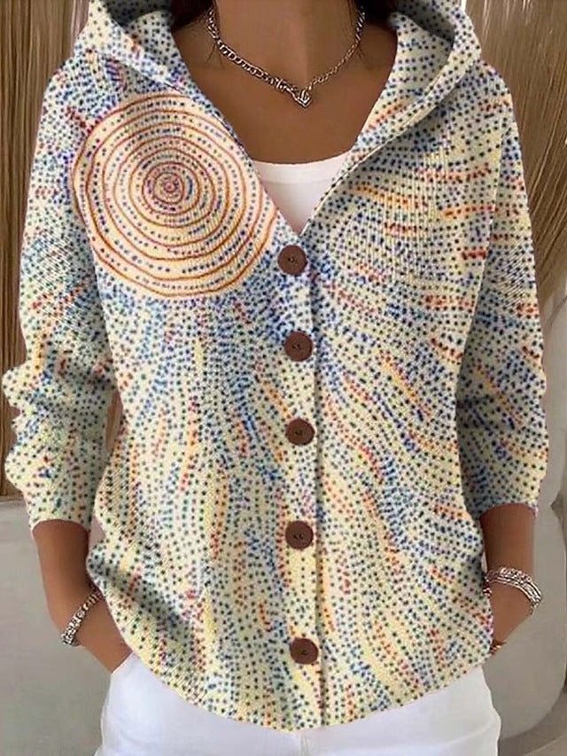 Carola | Giacca in Maglia con Cappuccio
