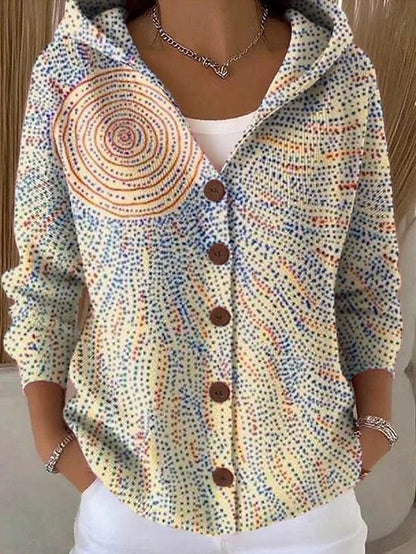 Carola | Giacca in Maglia con Cappuccio