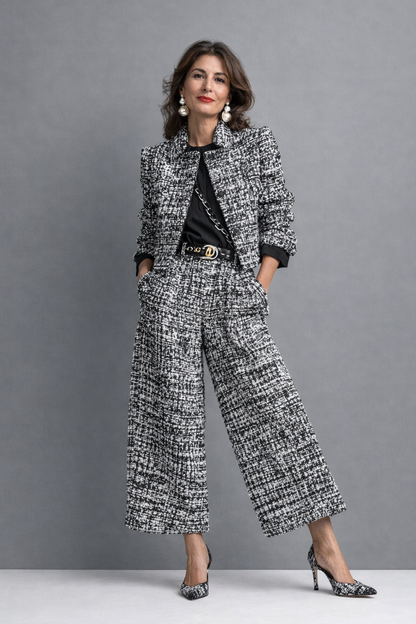Ippolita | Completo Elegante con Pantalone Ampio