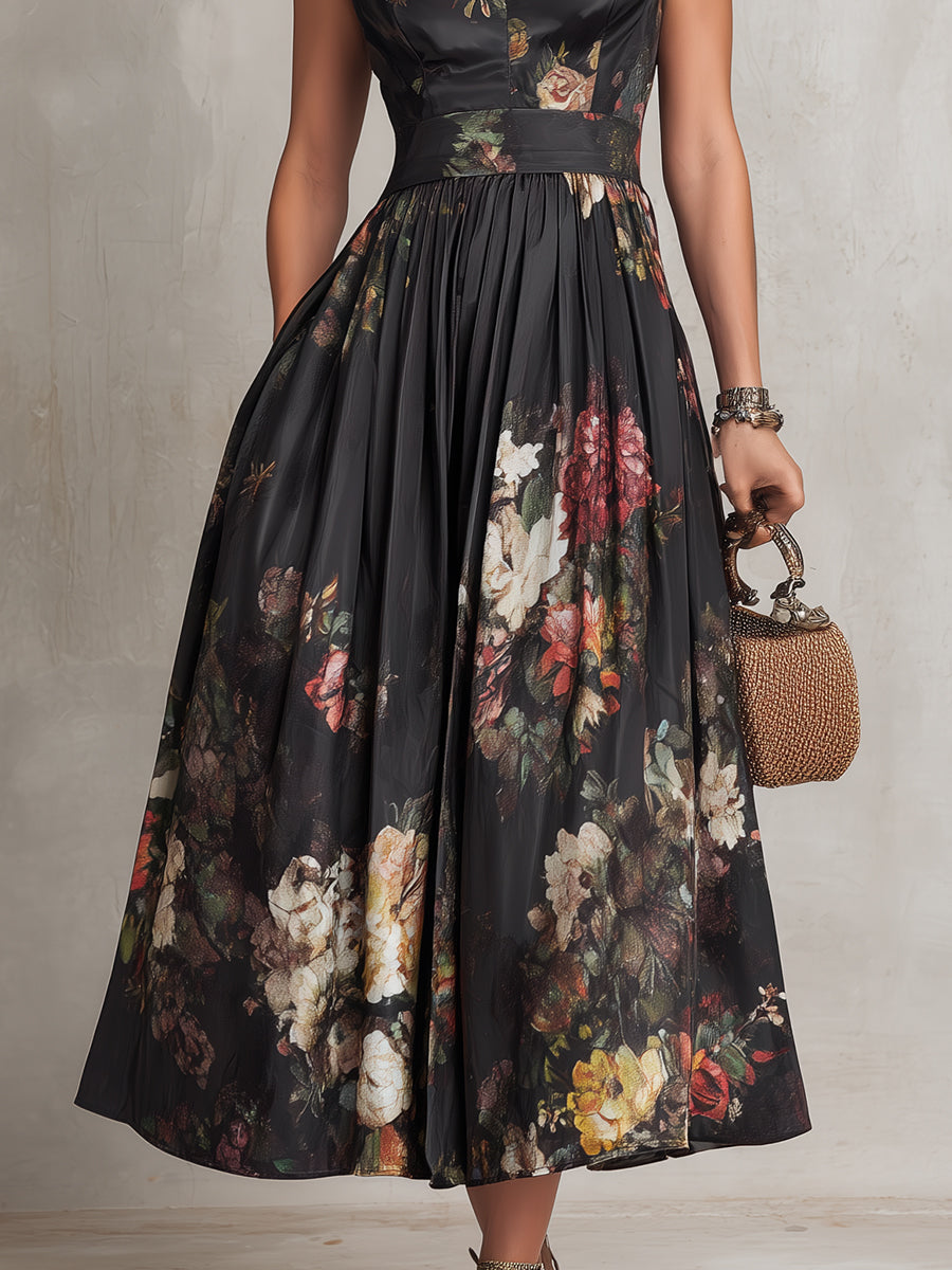 Sienna | Abito Midi Floreale
