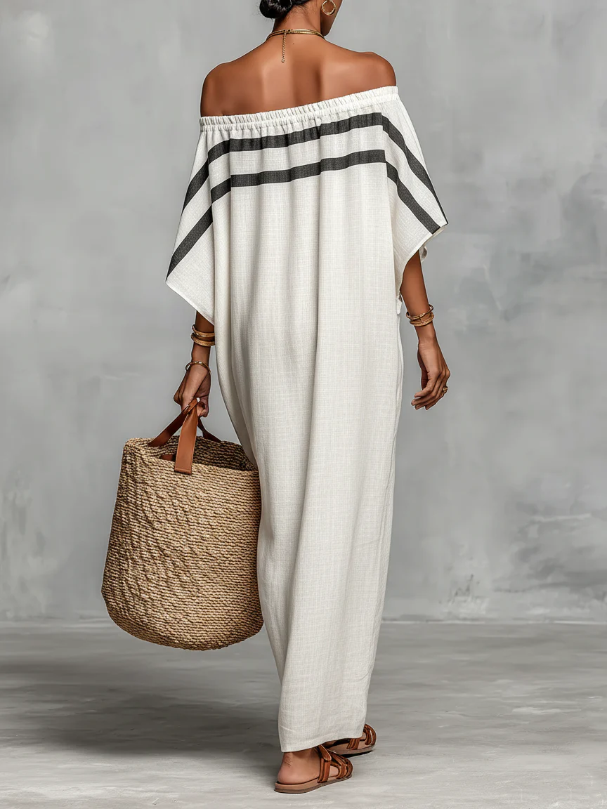 Marisa | Abito Maxi con Scollo a Goccia