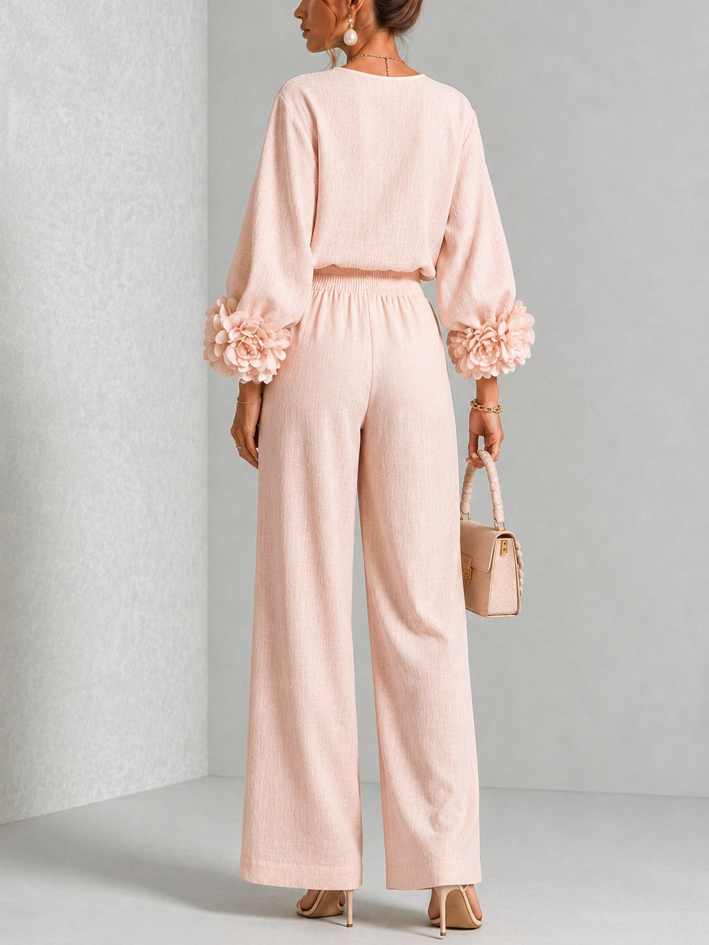 Rosalie | Completo due pezzi con dettagli floreali