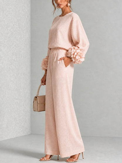Rosalie | Completo due pezzi con dettagli floreali