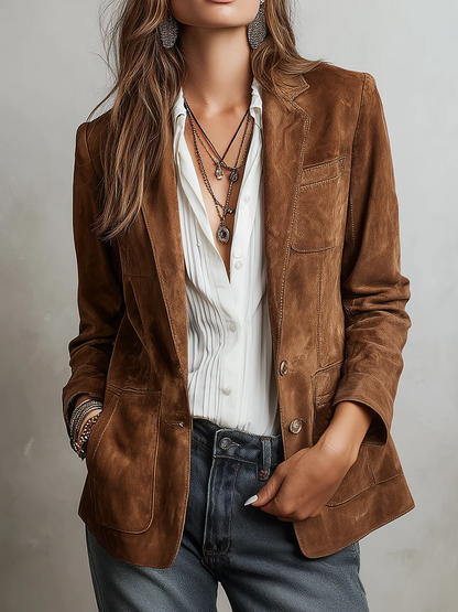 Marcella | Blazer Vintage Marron