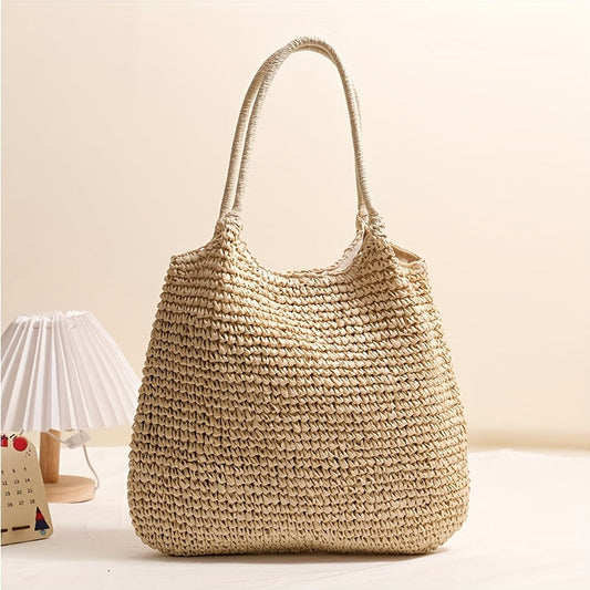Manuela | Borsa a Tracolla Intrecciata - Cammello Chiaro