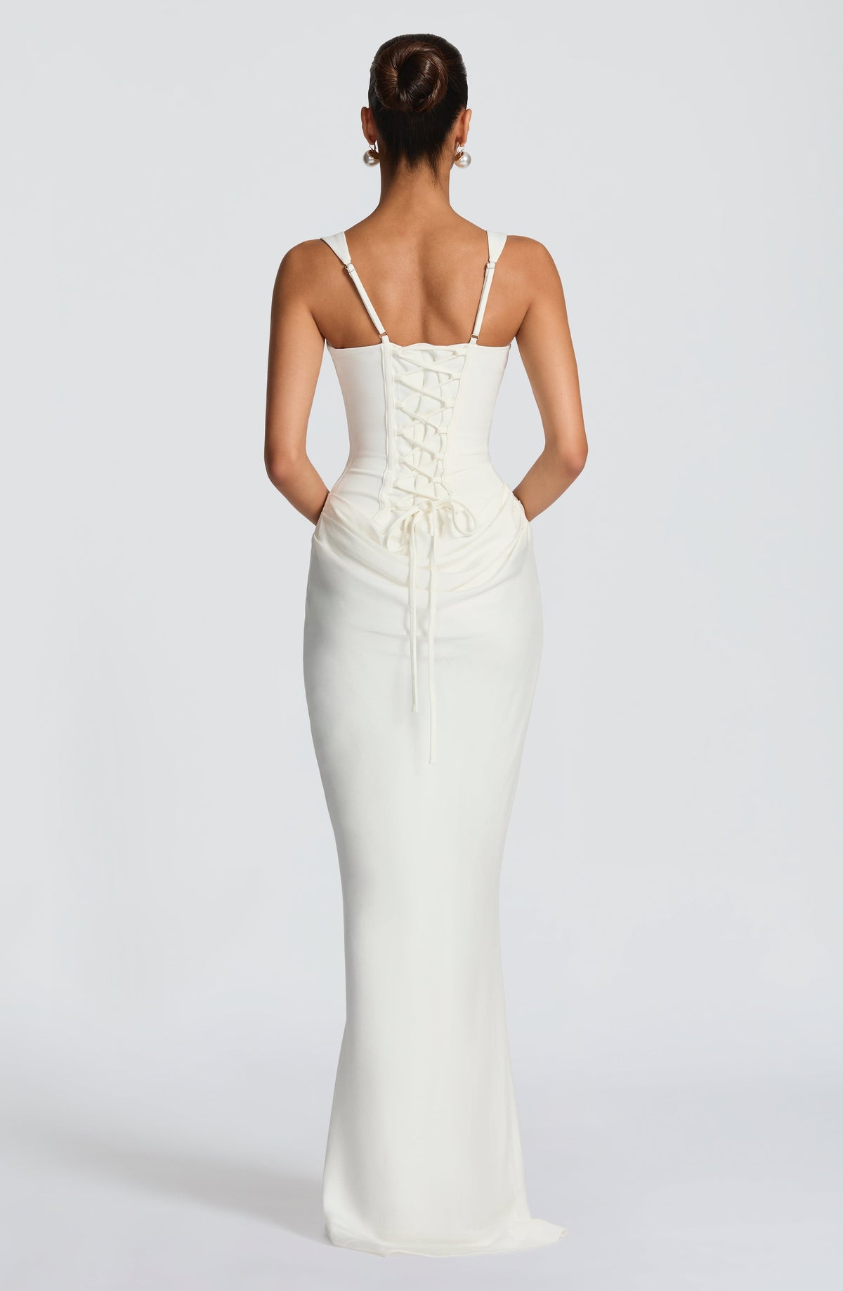 Eleonora | Abito Maxi con Scollo Squadrato
