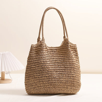 Marisa | Borsa a Tracolla Intrecciata - Color Nocciola