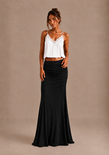 Lara | Gonna Maxi Elegante Arricciata