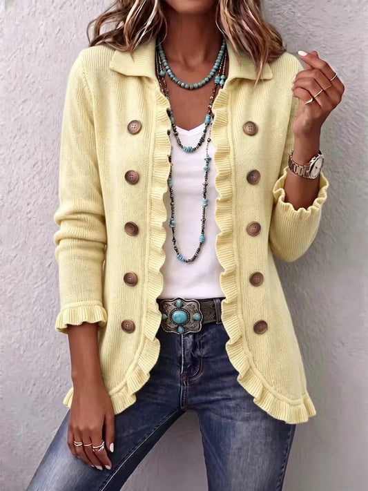 Edvige | Giacca in Maglia Color Crema