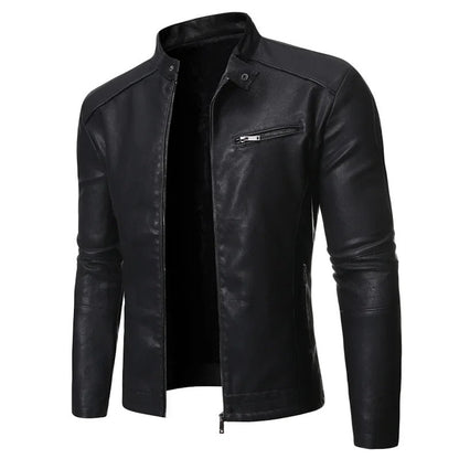 Manuel | Giacca in Pelle Elegante