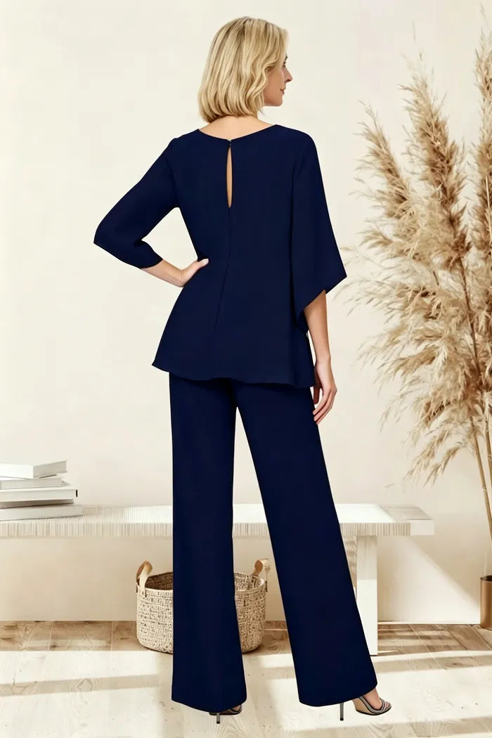 Cornelia | Completo Elegante con Blusa e Pantalone Ampio