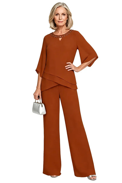 Cornelia | Completo Elegante con Blusa e Pantalone Ampio