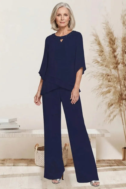 Cornelia | Completo Elegante con Blusa e Pantalone Ampio