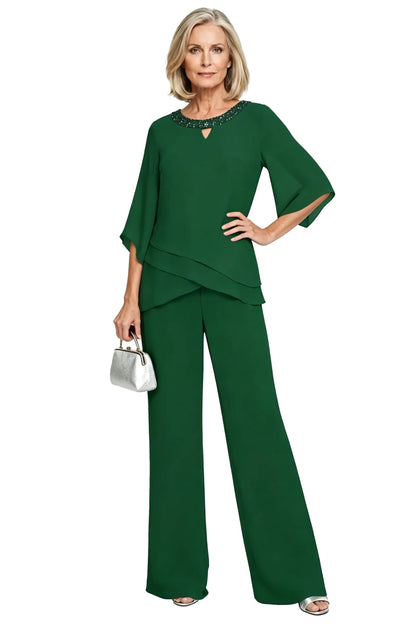 Cornelia | Completo Elegante con Blusa e Pantalone Ampio