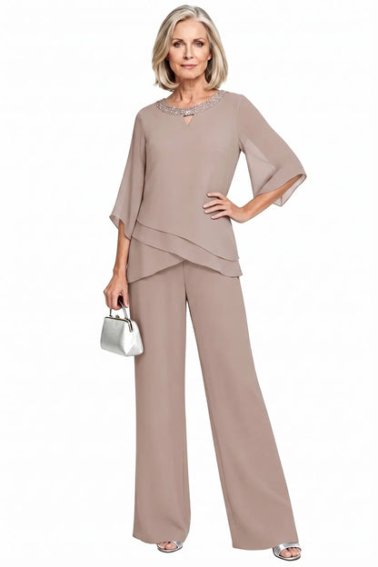 Cornelia | Completo Elegante con Blusa e Pantalone Ampio
