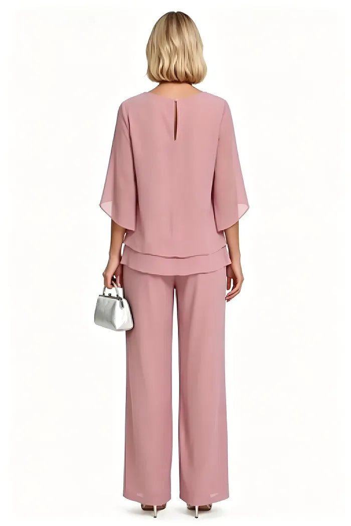 Cornelia | Completo Elegante con Blusa e Pantalone Ampio