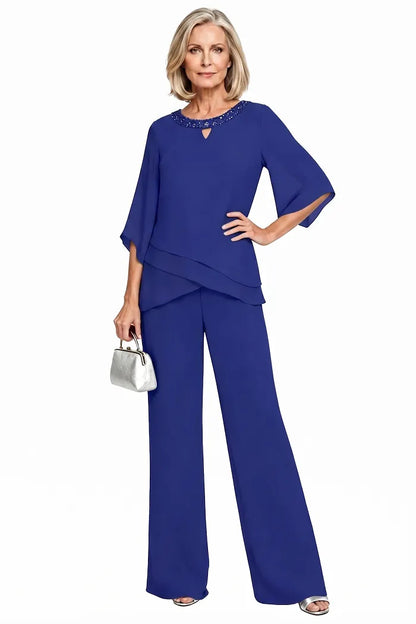 Cornelia | Completo Elegante con Blusa e Pantalone Ampio