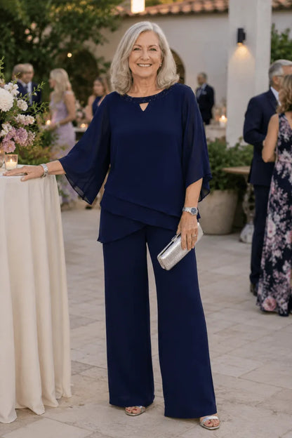 Cornelia | Completo Elegante con Blusa e Pantalone Ampio