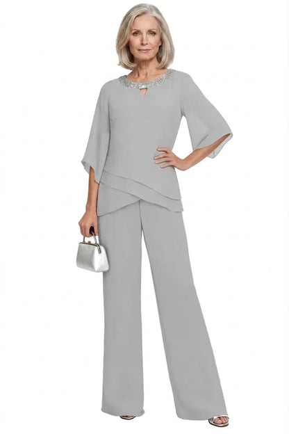 Cornelia | Completo Elegante con Blusa e Pantalone Ampio