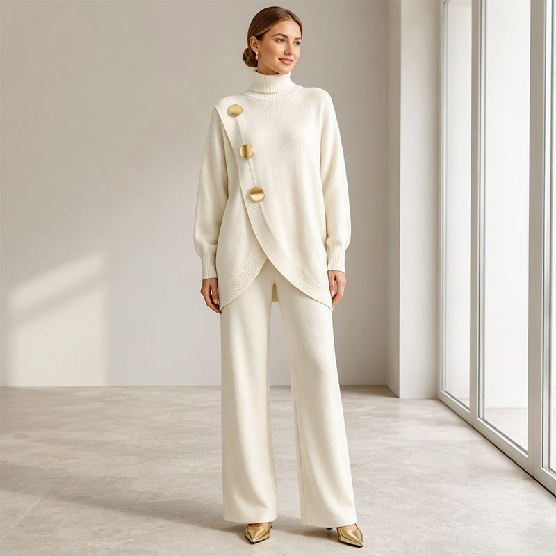 Norina | Completo con Dolcevita e Pantalone Ampio