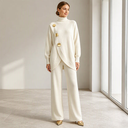 Norina | Completo con Dolcevita e Pantalone Ampio