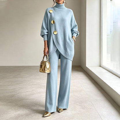Norina | Completo con Dolcevita e Pantalone Ampio