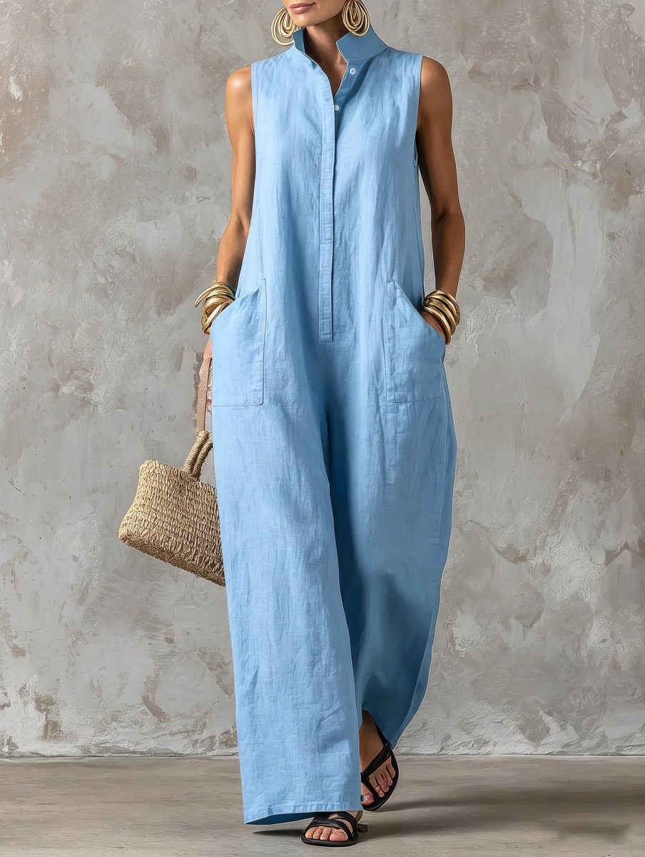 Lorena | Abito Maxi in Lino Costa